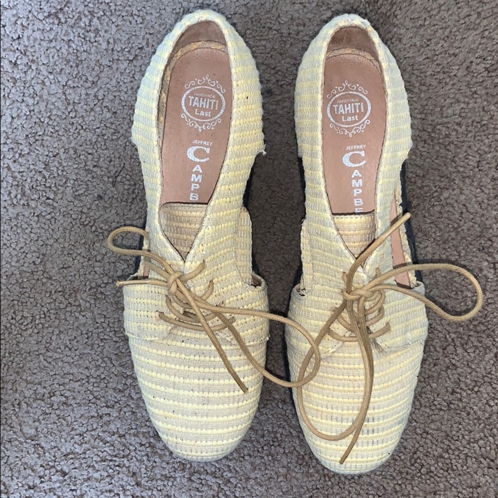 Jeffrey Campbell Tahiti last Sandal wedge